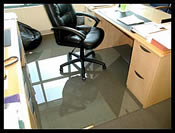 Custom Shaped Chair Mats for Carpet and Hard Floors – Custom Mat Shop